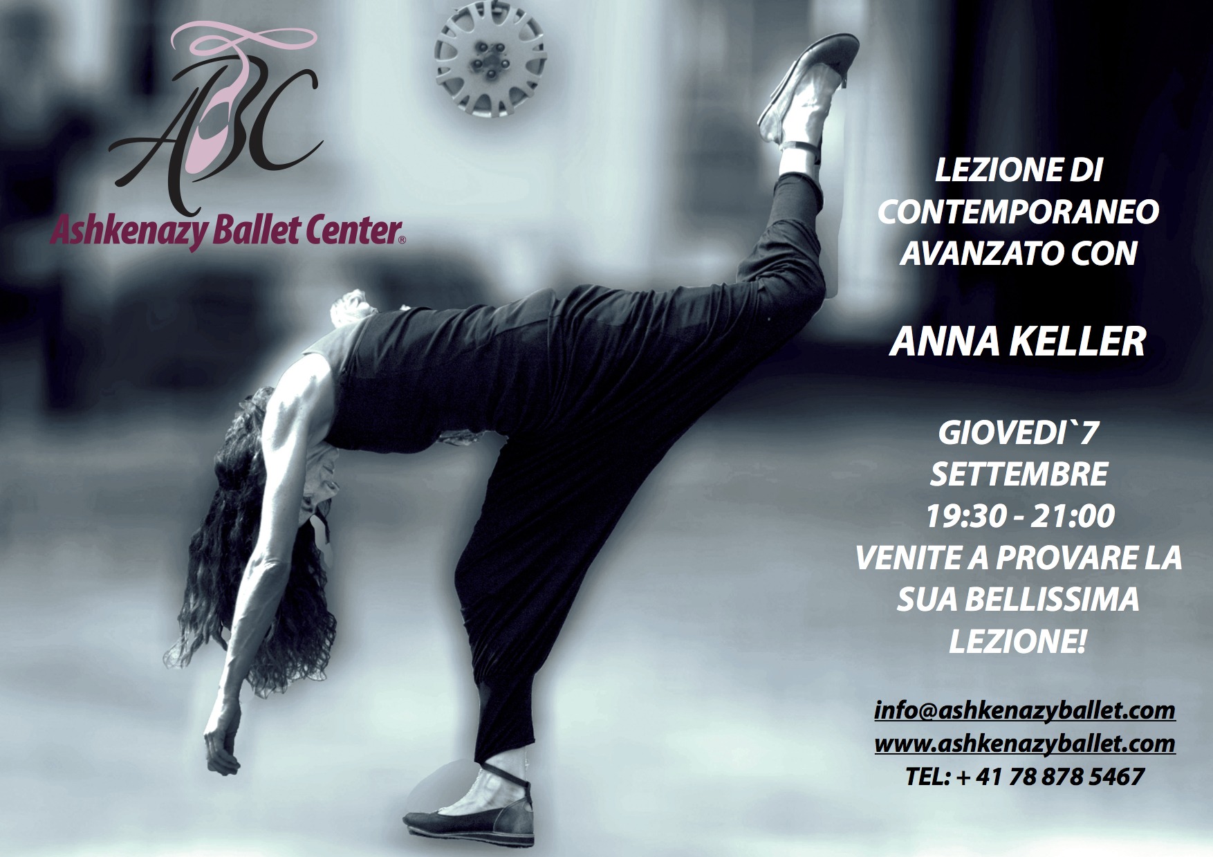 Fotografia o locandina originale: Da settembre 2017 Anna Keller farà parte dei nostri insegnanti.