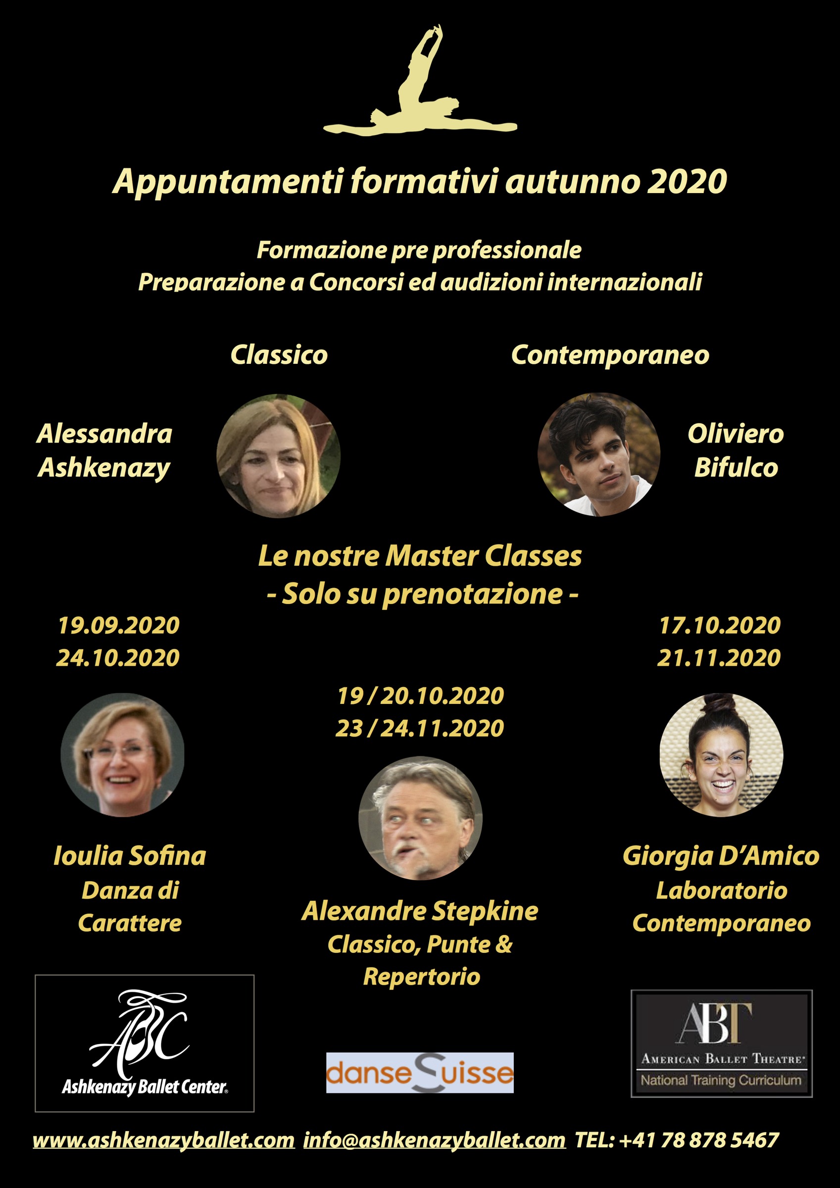 Fotografia o locandina originale: Formazione continua e Master Classes
